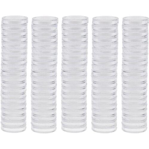 100x Coin Capsules Coin Storage Case Containers Coin Collecting Hobbies 19-40mm