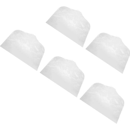 5pcs Transparent Clothes Dust Cover Shoulder Covers Garment Dust Covers Protectors for Suit Coats Jackets without Clothes Hanger