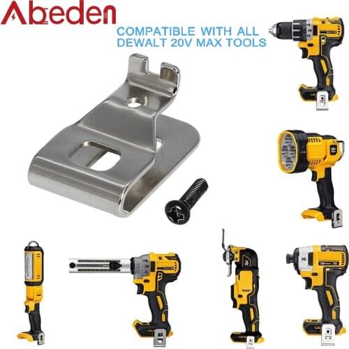 Abeden 12Packs Belt Clip Hook for Dewalt 20V Max Tools for DCD740B, DCD740B-B3, DCD740C1, DCD771C2, DCD780B, DCD780C2