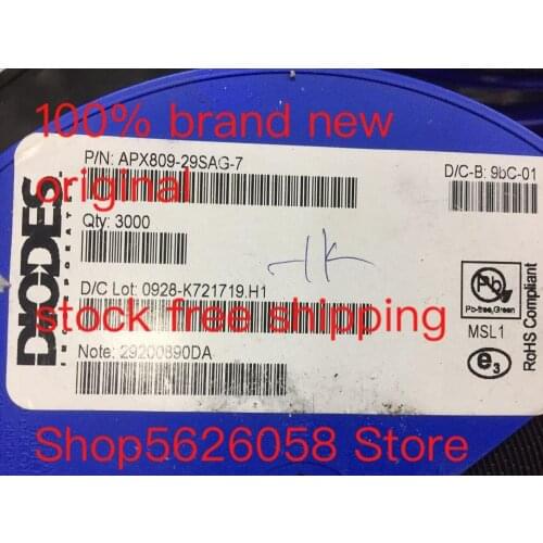 APX809-29SAG-7 SOT23-3 100% brand new in stock 50PCS/LOT
