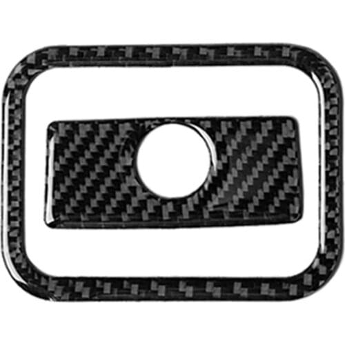 Carbon Fiber Car Storage Box Handle Sticker, For Toyota Land Cruiser Prado 2010-2018 Car Accessories