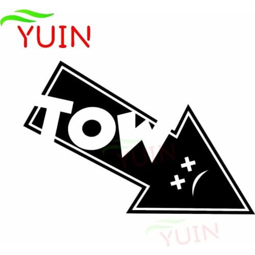 Tow Hook Arrow Car Sticker Track Drag Drift Race Fashion Style PVC Window Decoration Accessories Motorcycle Waterproof Decal