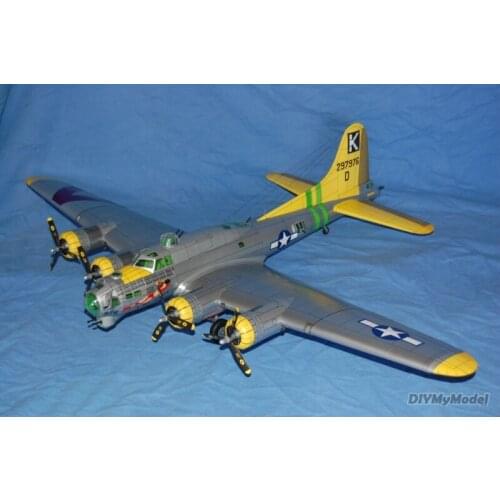 DIYMyModeI Us B-17 air fortress heavy bomber DIY Handcraft Paper Model KIT Handmade Toy Puzzles Gift Movie props
