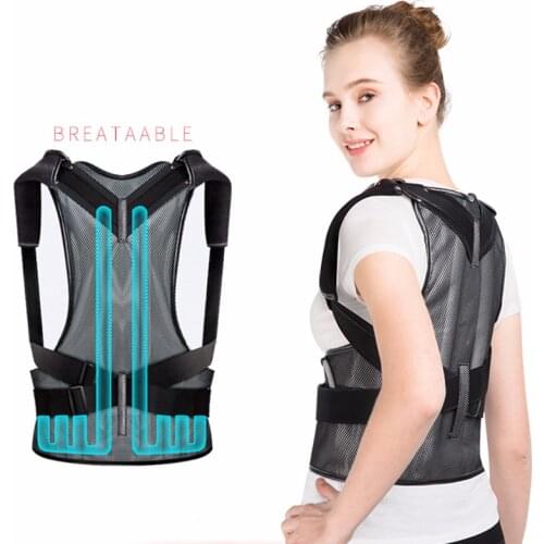 Breathable Posture Corrector Belt Humpback Proof Woman Adult Back Support Lumbar Protect Health Care Tools shoulder support