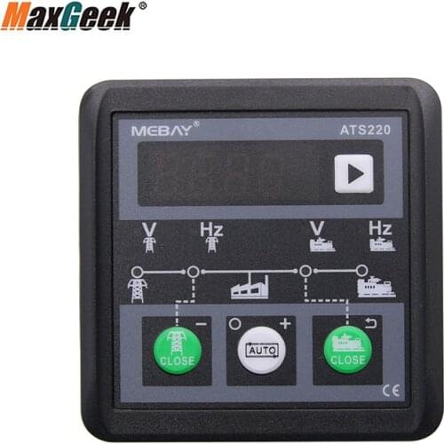 Maxgeek Generator/Mains ATS Controller Automatic Transfer Switch Controller ATS220