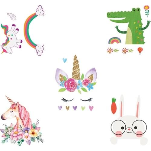 Cute Dinosaur Bunny Pony Wall Creative Switch Socket Landscaping Decoration Wall For Kid Room Bedroom Wall Beauty Decal Stickers