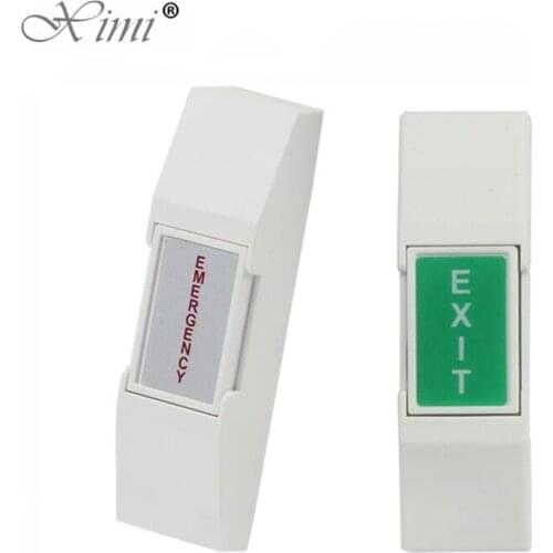 Mini Emergency Exit Button Exit Switch Door Release Button Door Push Open Button For Access Control E18 Mini Release Button