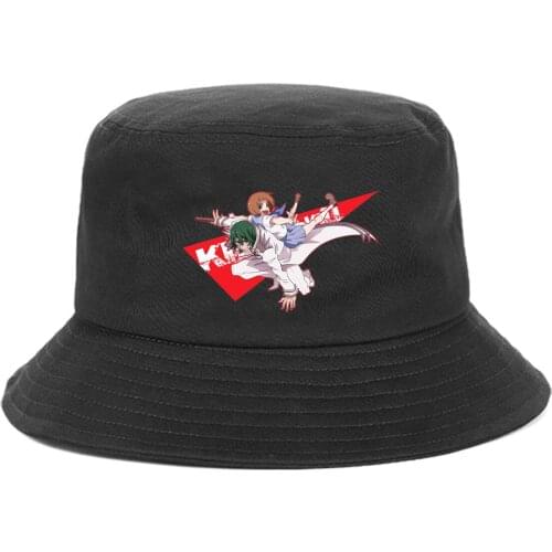 Anime KILL la KILL Bucket Hat teenager Outdoor Summer Hip Hop Cap unisex Streetwear Chapeau Caps Fisherman Caps