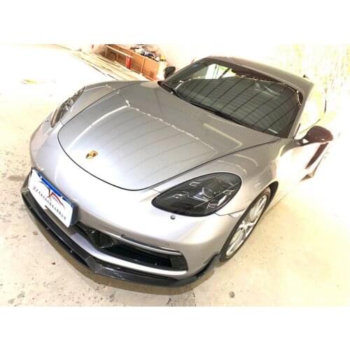 Fit For 718 Upgrade Gts Surround Carbon Fiber Front Lip