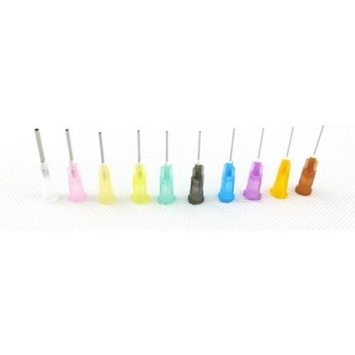 100pcs/lot Flow Resin Dispense Tips | Luer Slip Blunt Needle cannula 1/4INCH,1/2INCH optional