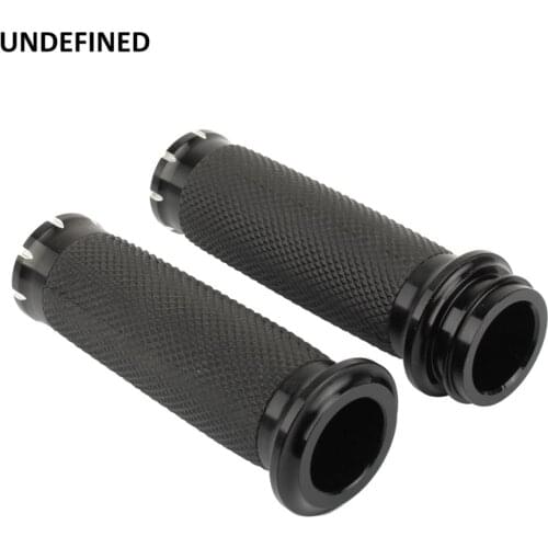 1 Inch Motorcycle Hand Grips Black Electronic Throttle Handle Grips For Harley Touring Street Glide Road King Dyna FXDLS Softail