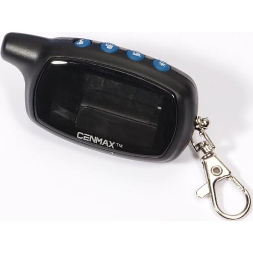 Russia version ST-7A New leather case for Cenmax ST-7A New lcd remote controller Two Way Car Remote Controller system st7a