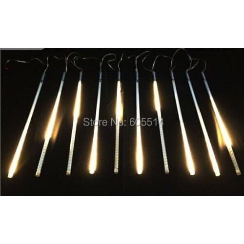 [Seven neon]Free shipping warm white AC110-220V 3meters 10pcs/set 20W 80cm long 78leds/pcs 3528led smd led meteor tube light
