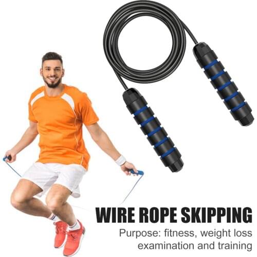 Jump Rope Speed ​​Weighted Rope Workout Equipment Adjustable Steel Wire Jump Ropes for Home Gym Bodybuilding