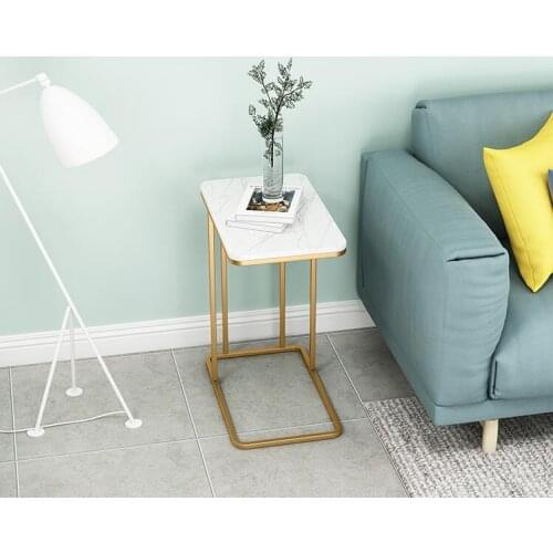Nordic living room marble sofa edge corner several modern simple small tea table side cabinet light luxury bedside table househo