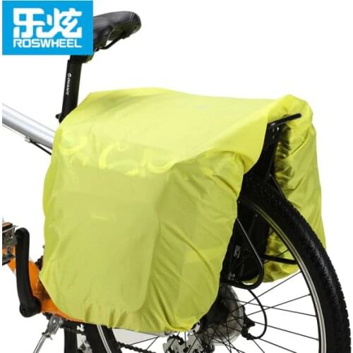 ROSWHEEL Cycling Bag Rain Cover for 14236/14024/14541 Bike Rear Tail Bag Rain Covers Waterproof Plastic Rack Bicycle bags