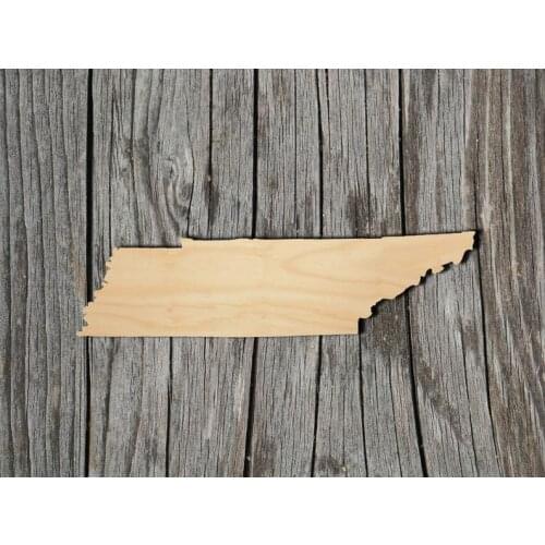 Tennessee State - Multiple Sizes - Laser Cut Unfinished Wood Cutout Shapes