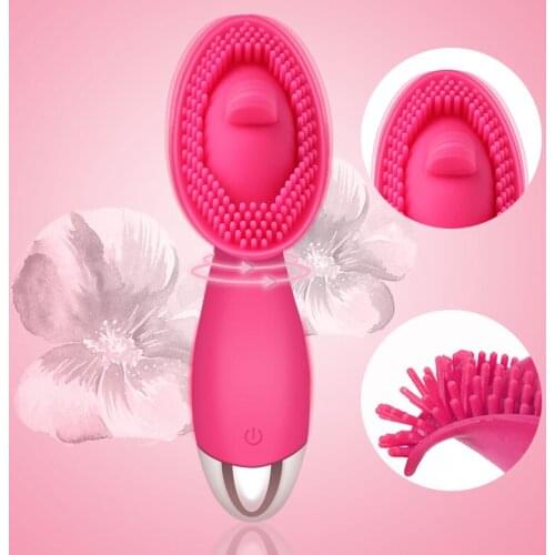 Tongue Licking Vibrator Vibrating Brush Nipples Vagina G-spot Massage Licking Clitoris Stimulator Sex Toys for Women Masturbator