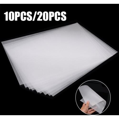 10/20pcs Heat Shrink Papers Plastic Paper Film Sheet for Educational DIY Crafts Jewelry Keyring Making Rough Polish