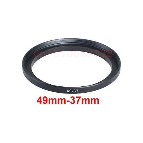 10pcs Black 49mm-37mm 49-37 Step Down Filter Ring Stepping Adapter Lens Filter ring