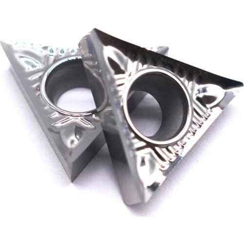 10PCS TCGT16T304 H01 Tungsten Carbide Insert Internal Turning Tool Lathe Blade High Quality