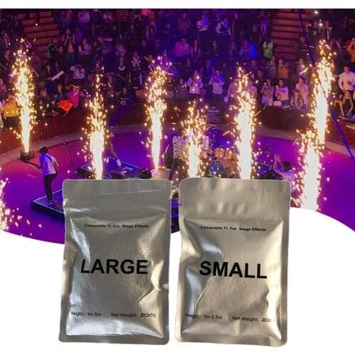 Indoor/Outdoor Cold Spark Machine Powder for Cold Fireworks Machine Titanium Powder