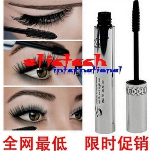 By ems or dhl 200pcs High Quality New Long Curling Makeup Eyelash Black Waterproof Fiber Mascara Eye Lashes