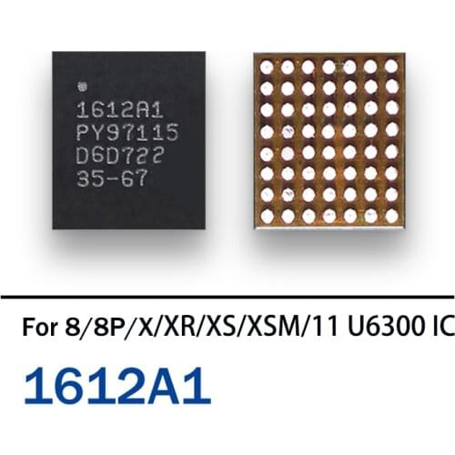 5pcs/lot New 1612A1 56pins For iphone 8/8 plus/X XS XSMAX 11 PRO MAX Charger Charging U2 U6300 USB Hydra IC Chip