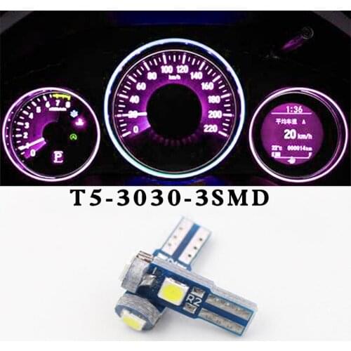 T5 automotive dashboard lamp high-brightness LED dashboard lamp indicator lamp control light 3030-3SMD