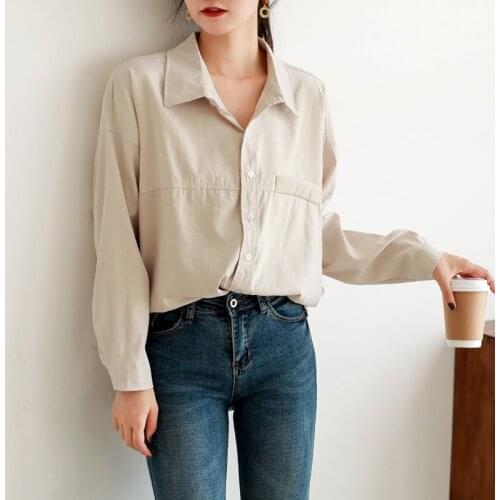 Free Shipping Woman Feminina WomenS Vintage Blouse Fashion Clothes 2020 Spring Autumn White Shirt Female D0039