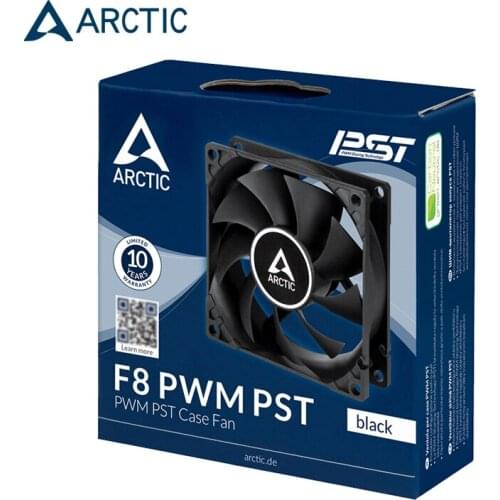 ARCTIC F8 PWM PST Computer Case 8CM Fan 4PIN PWM Daisy Chain Temperature Control Adjust 80MM Case Fan Cooler Master