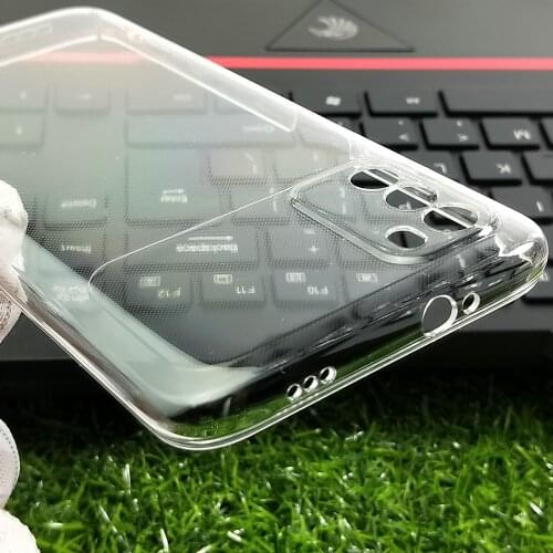 For Xiaomi POCO M3 Case Crystal Hard PC Full Cover Clear Camera Protect Back Shell