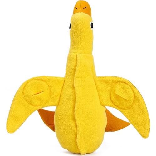 Pet plush toy duck figurine hiding food leakage training play dog sniffing biting slow food pet supplies
