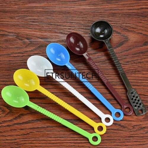 1000pcs Measuring Spoon Plastic Tea Coffee Spoon 10g Measuring Tamping Scoop With Long Handle Coffee Accessories