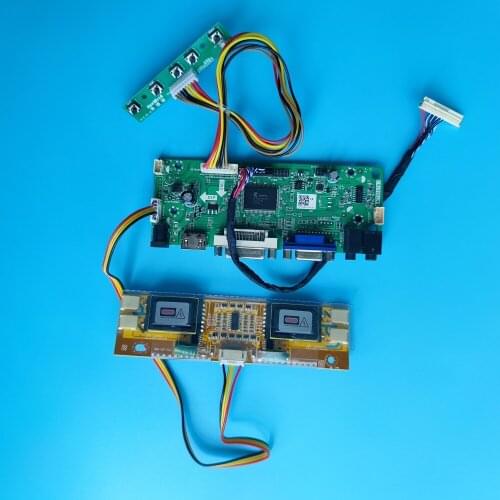 Kit for M201EW02 V8 20.1" Controller board Monitor Screen LVDS 4 lamps 1680X1050 DIY M.NT68676 Driver 30pin DVI VGA