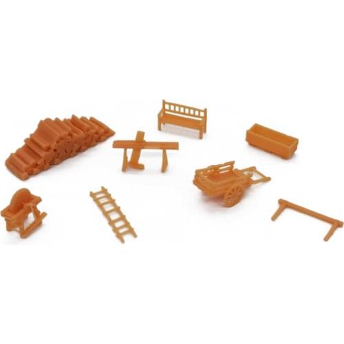 Outland Models Country Farm Accessory Set HO Scale 1:87