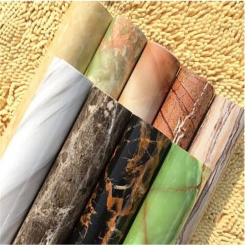 Beibehang Jazz white marble stickers waterproof thickened kitchen oil bathroom tiles stickers self-adhesive wall paper