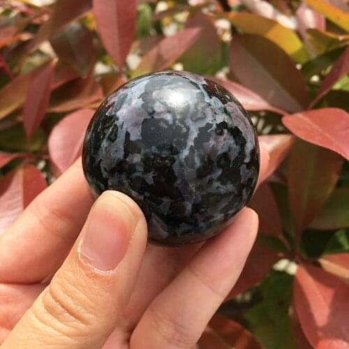 Natural Grey Feldspar Crystal Quartz Crystal Ball Healing Gift