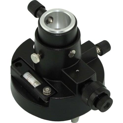 NEW Black Tribrach Adapter ( CARRIER ) With Optical Plummet ( erect image) FOR PRISM SET total station