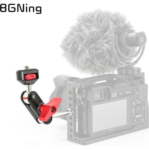 New Magic Arm Mount with Double Ball Head 1/4" Screw for DSLR Camera LED Flash Lights LCD Monitor Camera Cage Support Max 6kg