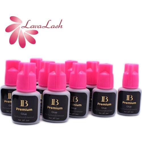 Wholesale IB Premium Eyelash Extension Glue Korean Original Black Eyelashes Glue 5ml 4-5s Dry Lasting 3-4 W Lash Makeup Glue