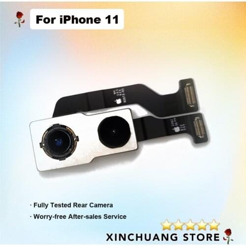 Original Quality Back Camera For Apple iPhone 11 Pro Max Rear Facing Camera Flex Cable Repair Part