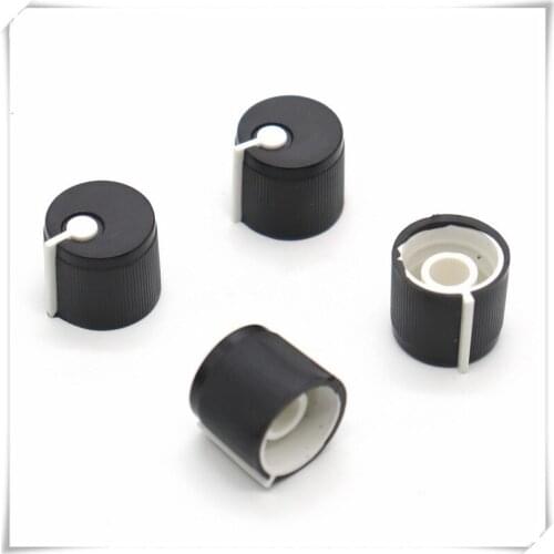 10 Pieces Plastic Flower Shaft Knob Diameter 17mm Height 15mm Potentiometer Encoder Knob Gear Shaped Inner Hole 6mm