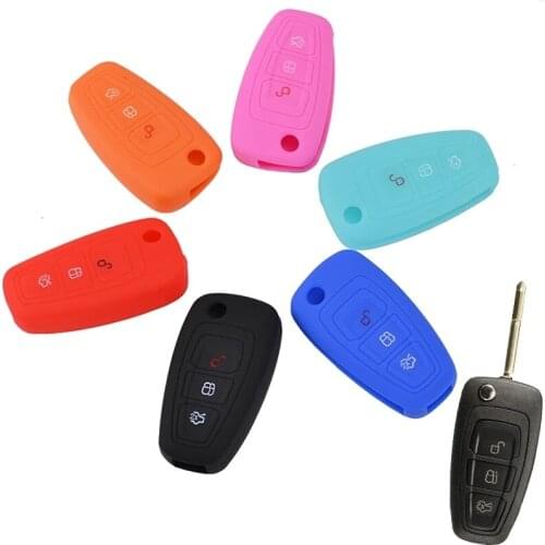 Ford FOCUS MK3 ST RANGER MONDEO ECOSPORT silicone sleeve, ESCAPE KUGA-3 button remote control