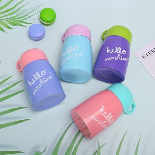 Vacuum-Insulated Stainless Steel Water Bottle With Handle 300ml Vacuum Insulated Tumbler Flask Leakproof Travel Coffee Mug