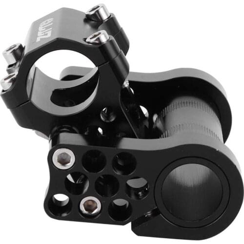 ZTTO Bicycle Double Stem Riser Ultralight High-Strength Aluminum Alloy CNC 25.4mm Adjustable Folding Bike Handlebar Double Stem