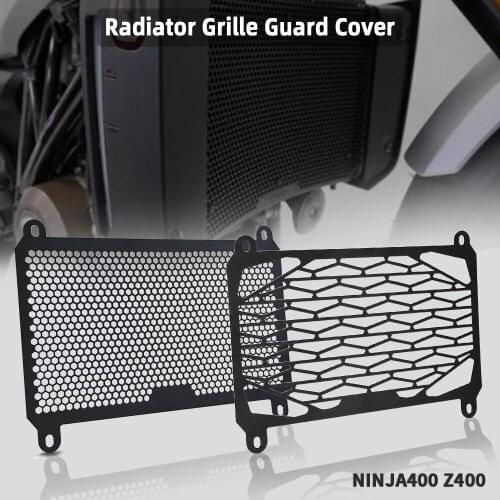 Radiator Guard For Kawasaki NINJA 400 NINJA400 Z400 2018 2019 2020 Motorcycle Racing Grill Radiator Grille Guard Cover Protector