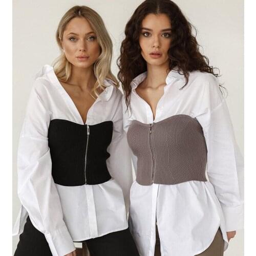 Womens Chic Rib Knit Tube Tops Solid Color Sleeveless Strapless Slim Fit Zipper Crop Tops Bustier Corset Vest Swimwear