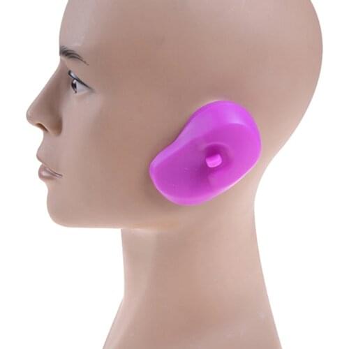 1 Pair Silicone Ear Cover Practical Travel Hair Color Showers Water Shampoo Ear Protector Cover For Ear Care
