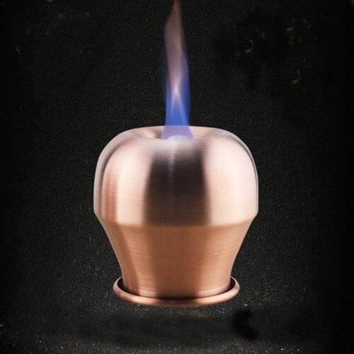 10.3cm*12.5cm Two times heating Mongolian Red Copper Fire Cupping Jars Therapy Body Cupping Massage Medical Vacuum Stress